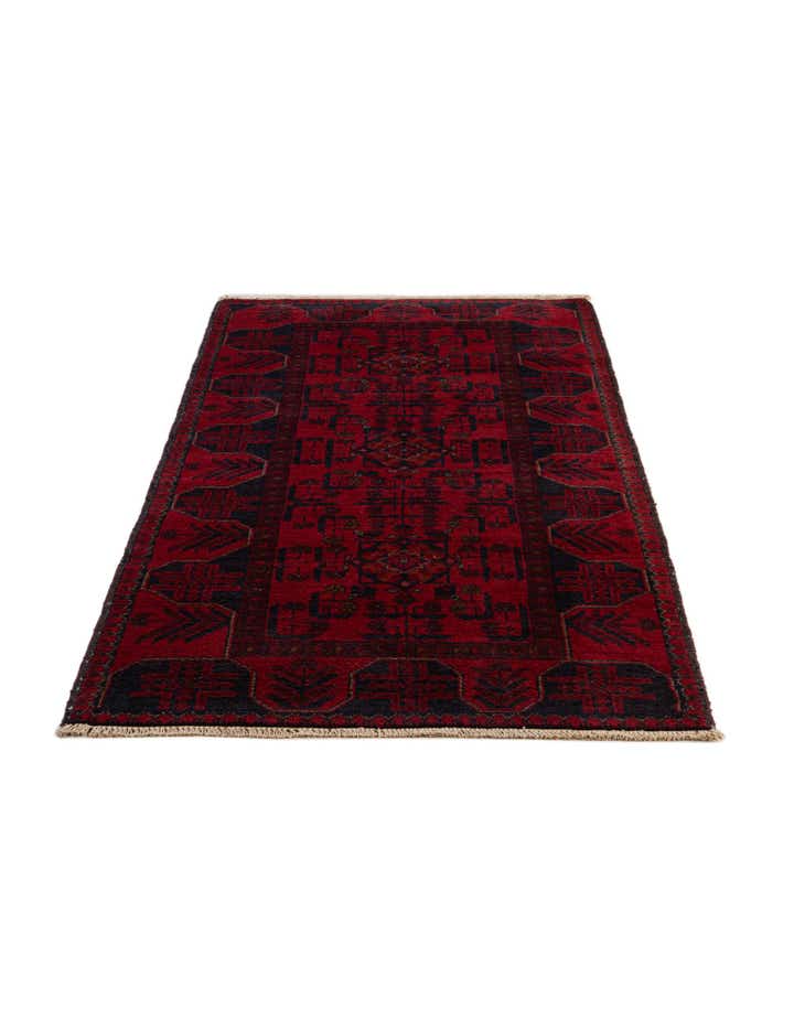 2' 10 x 6' 3 Hand Knotted Khal Mohammadi Wool Runner Rug