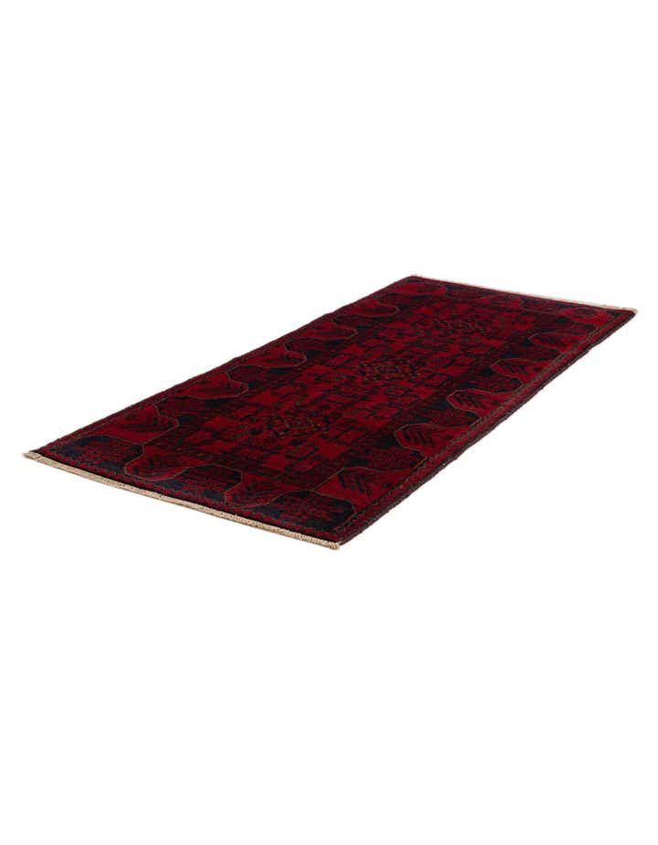 2' 10 x 6' 3 Hand Knotted Khal Mohammadi Wool Runner Rug
