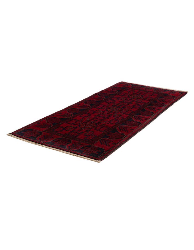 Detail image of 2' 10 x 6' 3 Hand Knotted Khal Mohammadi Wool Runner Rug