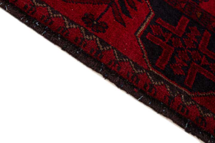 2' 10 x 6' 3 Hand Knotted Khal Mohammadi Wool Runner Rug