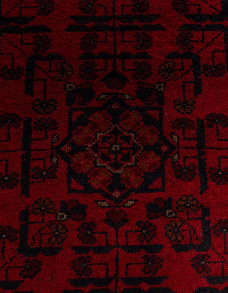 Detail image of 2' 10 x 6' 3  Hand Knotted Khal Mohammadi Wool Runner Rug