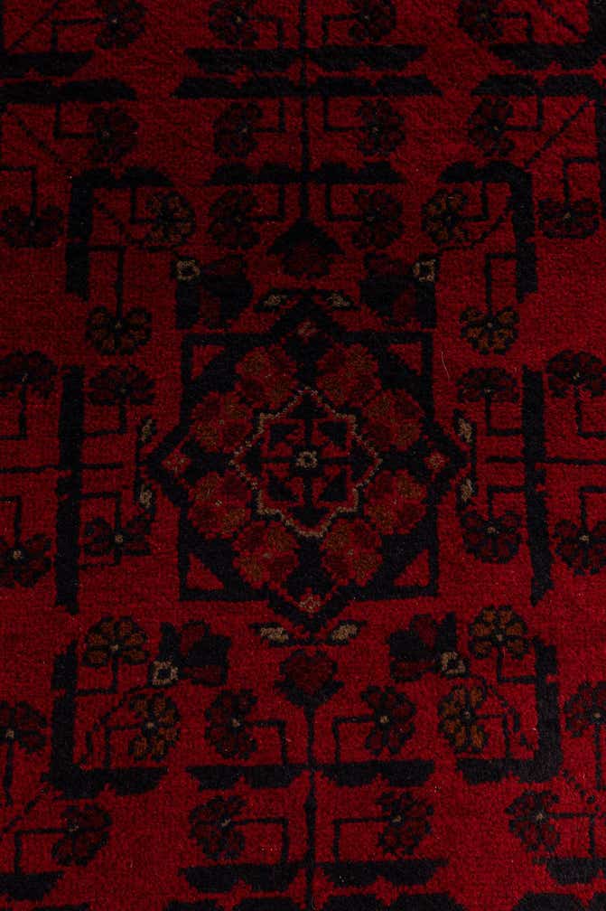 2' 10 x 6' 3 Hand Knotted Khal Mohammadi Wool Runner Rug