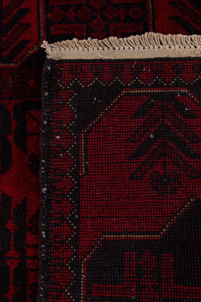 2' 10 x 6' 3 Hand Knotted Khal Mohammadi Wool Runner Rug