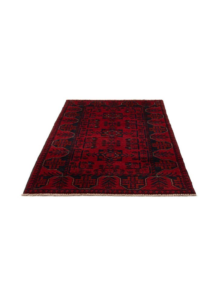 Detail image of 2' 8 x 6' 5  Hand Knotted Khal Mohammadi Wool Runner Rug