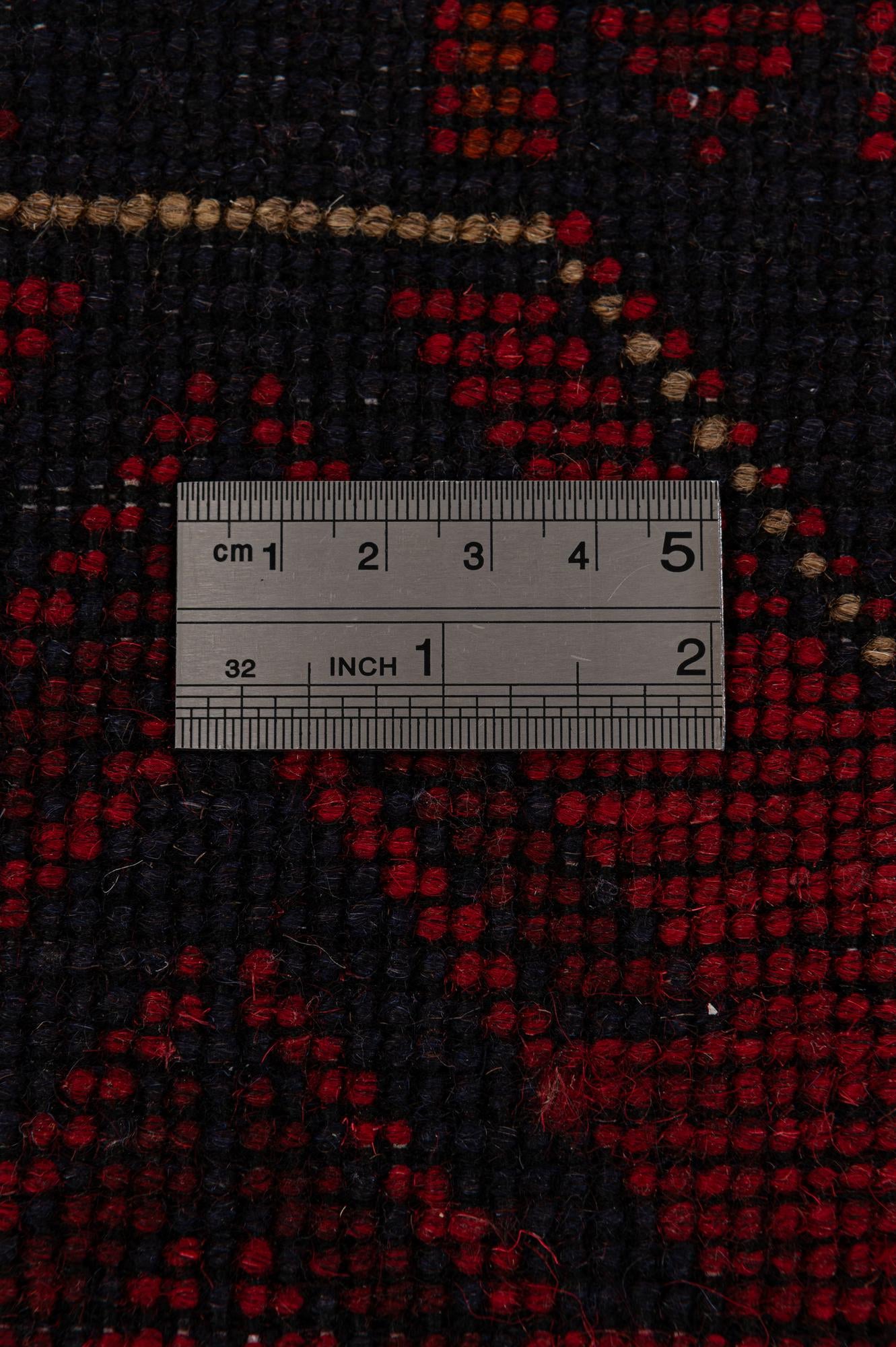 2' 8 x 6' 5 Hand Knotted Khal Mohammadi Wool Runner Rug