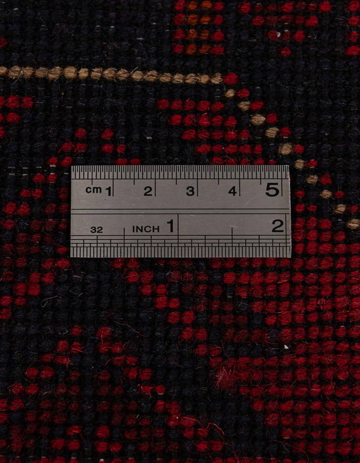 Detail image of 2' 8 x 6' 5  Hand Knotted Khal Mohammadi Wool Runner Rug