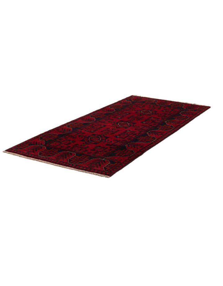 2' 8 x 6' 5 Hand Knotted Khal Mohammadi Wool Runner Rug