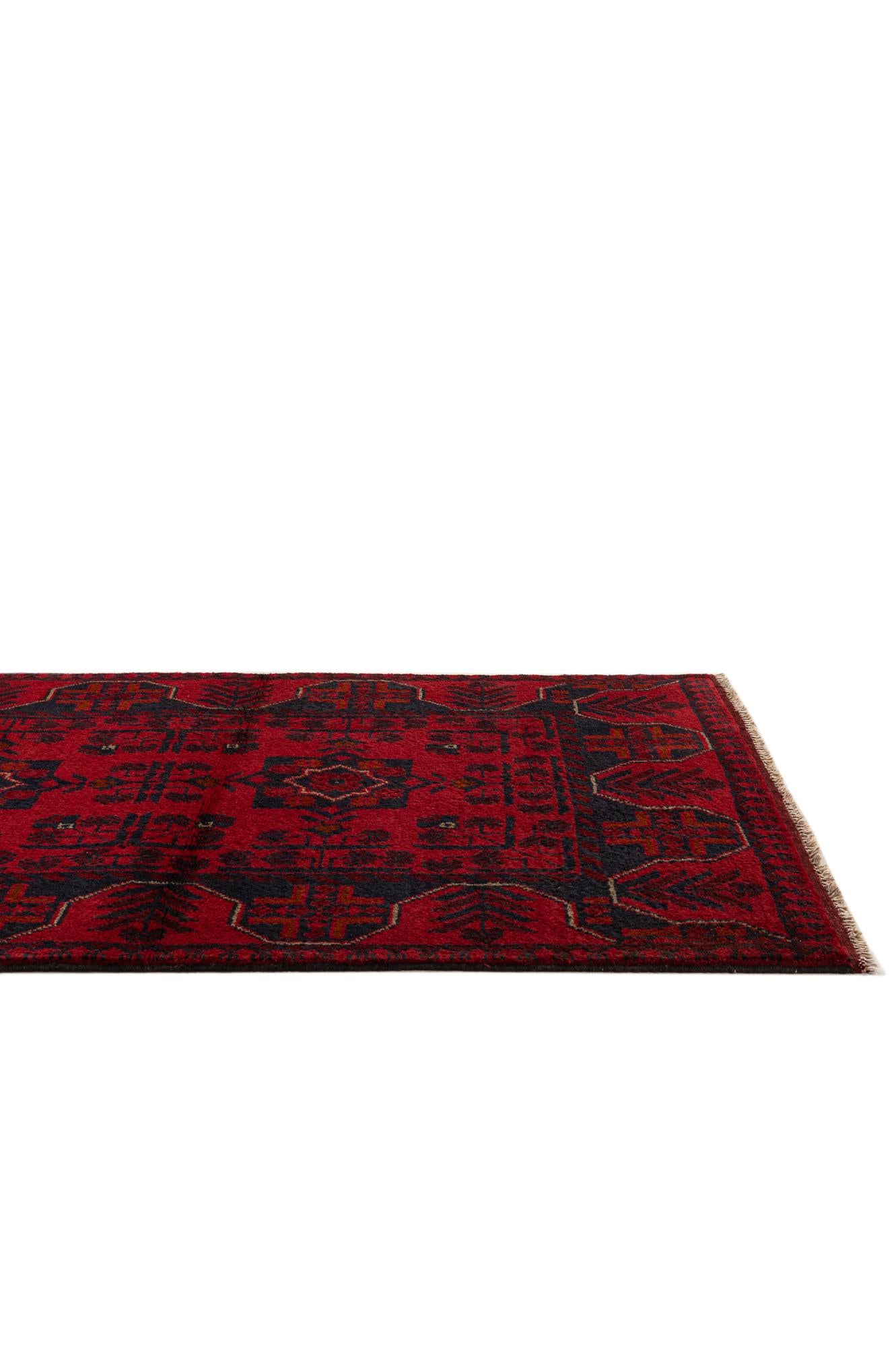 2' 8 x 6' 5 Hand Knotted Khal Mohammadi Wool Runner Rug