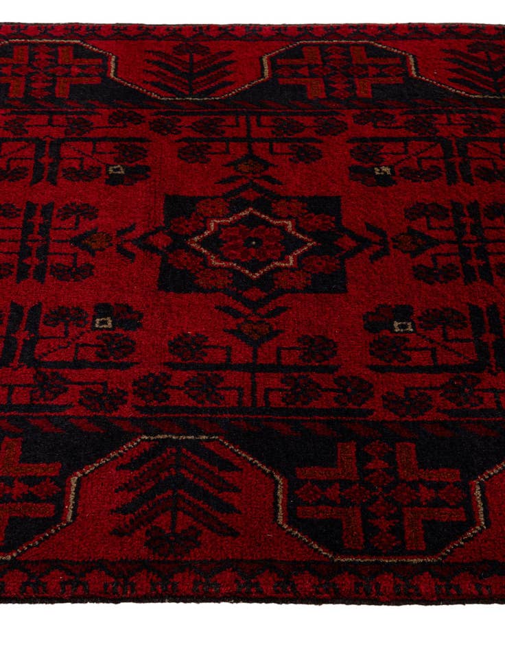 Detail image of 2' 8 x 6' 5  Hand Knotted Khal Mohammadi Wool Runner Rug