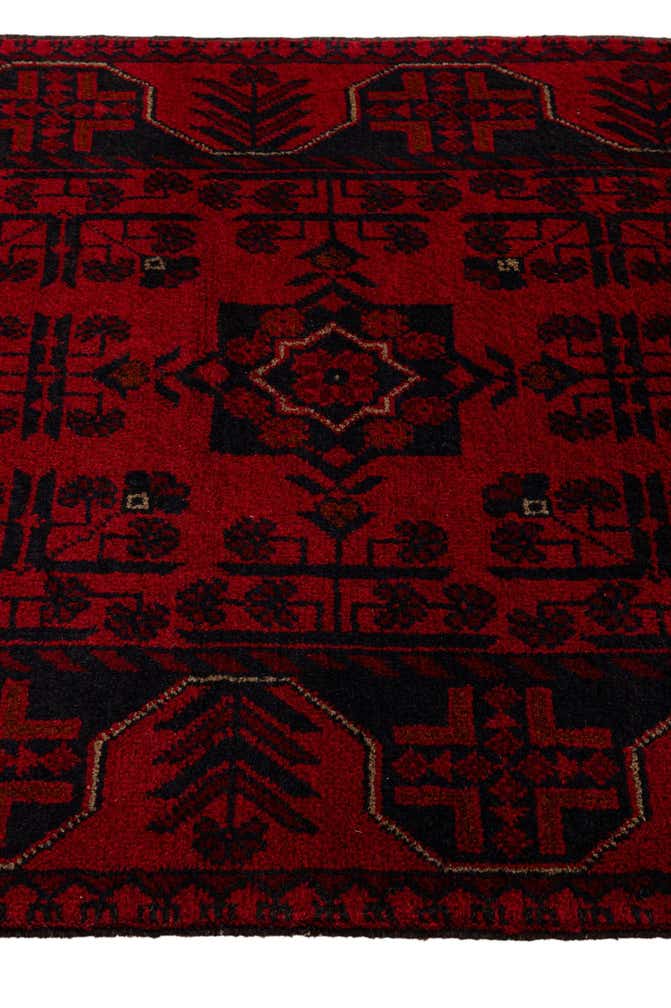 2' 8 x 6' 5 Hand Knotted Khal Mohammadi Wool Runner Rug