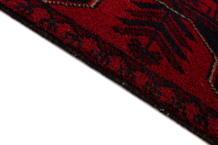 2' 8 x 6' 5 Hand Knotted Khal Mohammadi Wool Runner Rug