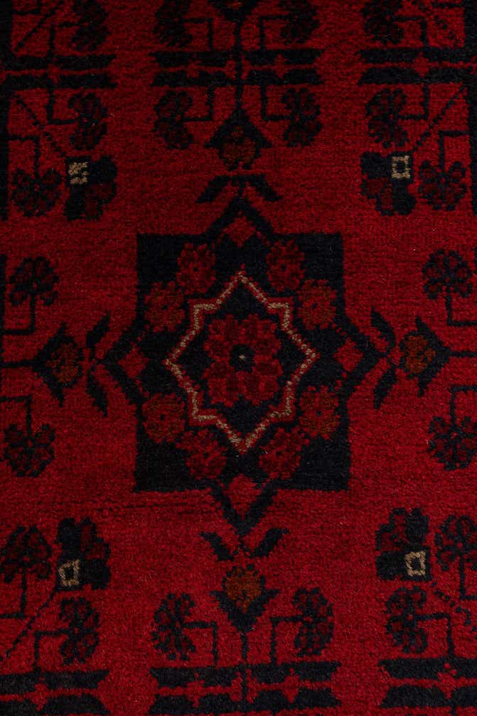 2' 8 x 6' 5 Hand Knotted Khal Mohammadi Wool Runner Rug