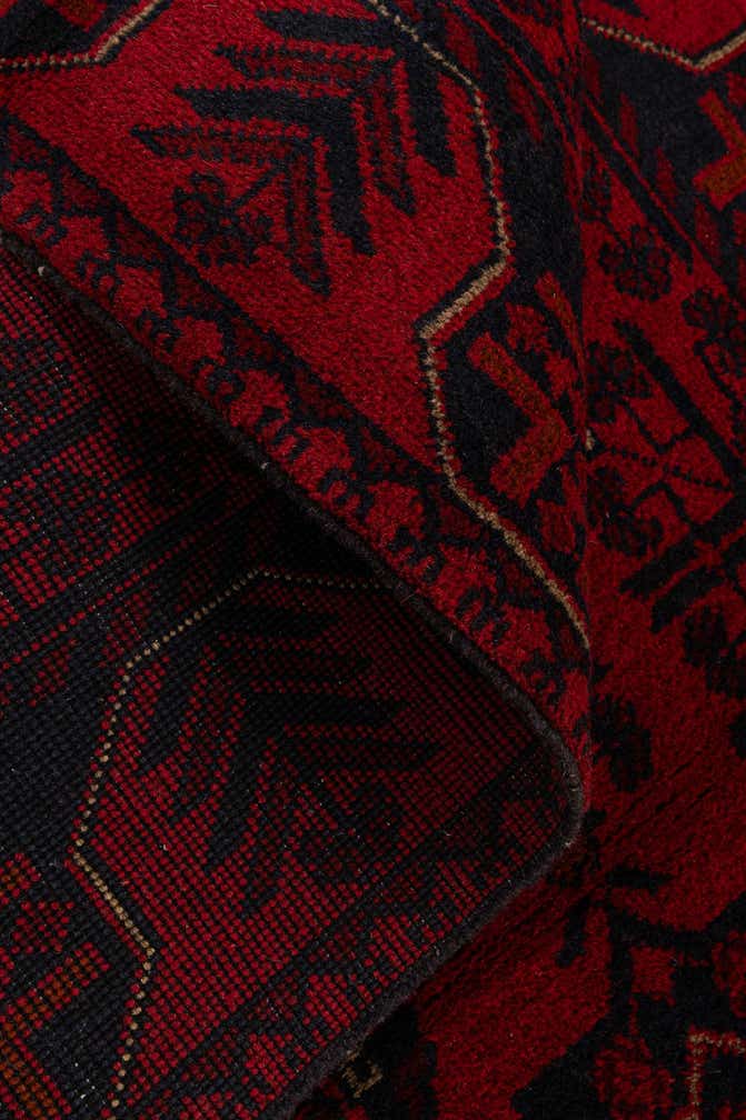 2' 8 x 6' 5 Hand Knotted Khal Mohammadi Wool Runner Rug