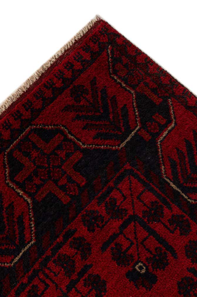 2' 8 x 6' 5 Hand Knotted Khal Mohammadi Wool Runner Rug