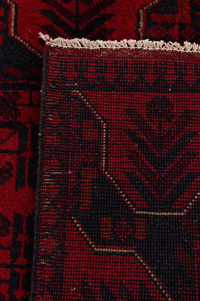2' 8 x 6' 5 Hand Knotted Khal Mohammadi Wool Runner Rug