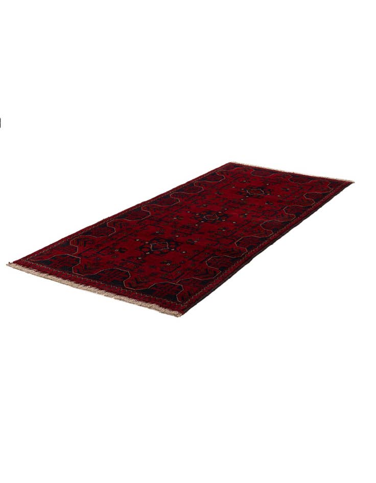 Detail image of 2' 10 x 6' 5  Hand Knotted Khal Mohammadi Wool Runner Rug