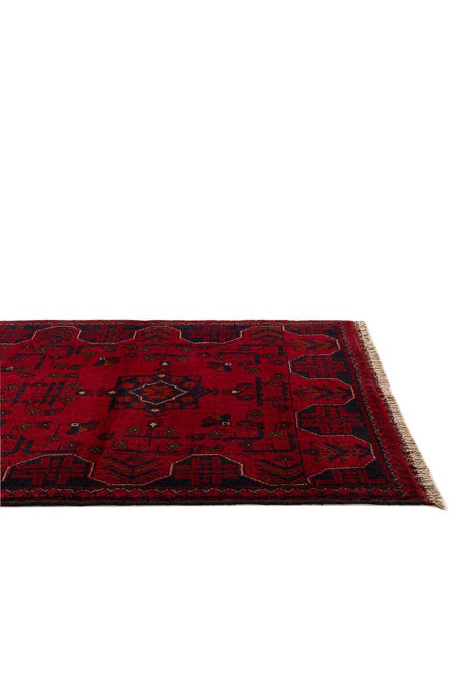 2' 10 x 6' 5 Hand Knotted Khal Mohammadi Wool Runner Rug