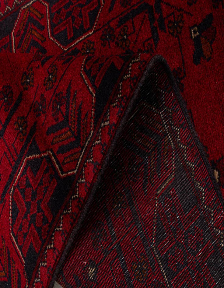 Detail image of 2' 10 x 6' 5  Hand Knotted Khal Mohammadi Wool Runner Rug