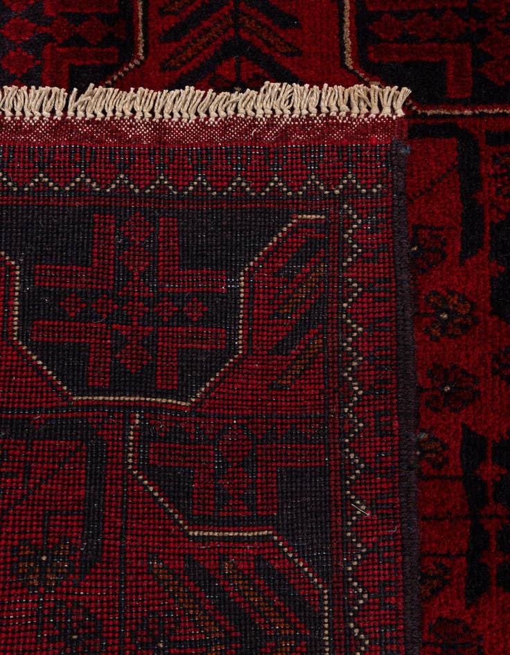 Detail image of 2' 10 x 6' 5  Hand Knotted Khal Mohammadi Wool Runner Rug