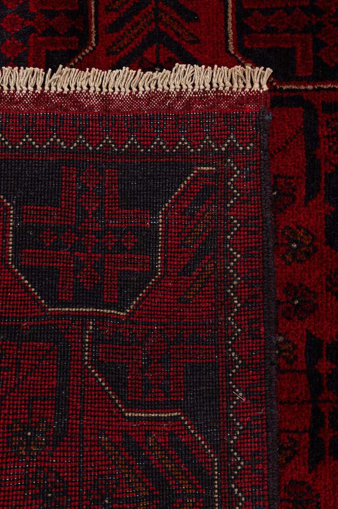 2' 10 x 6' 5 Hand Knotted Khal Mohammadi Wool Runner Rug