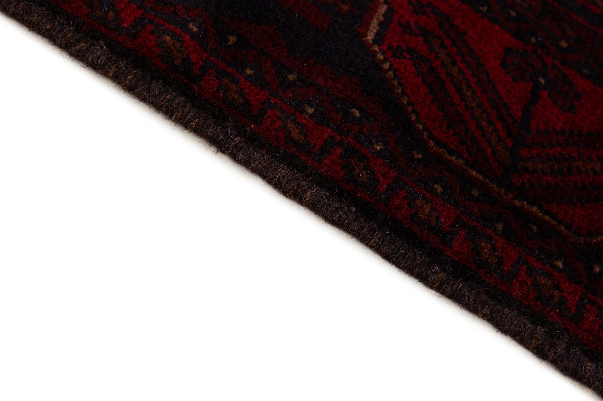 2' 10 x 6' 2 Hand Knotted Khal Mohammadi Wool Runner Rug