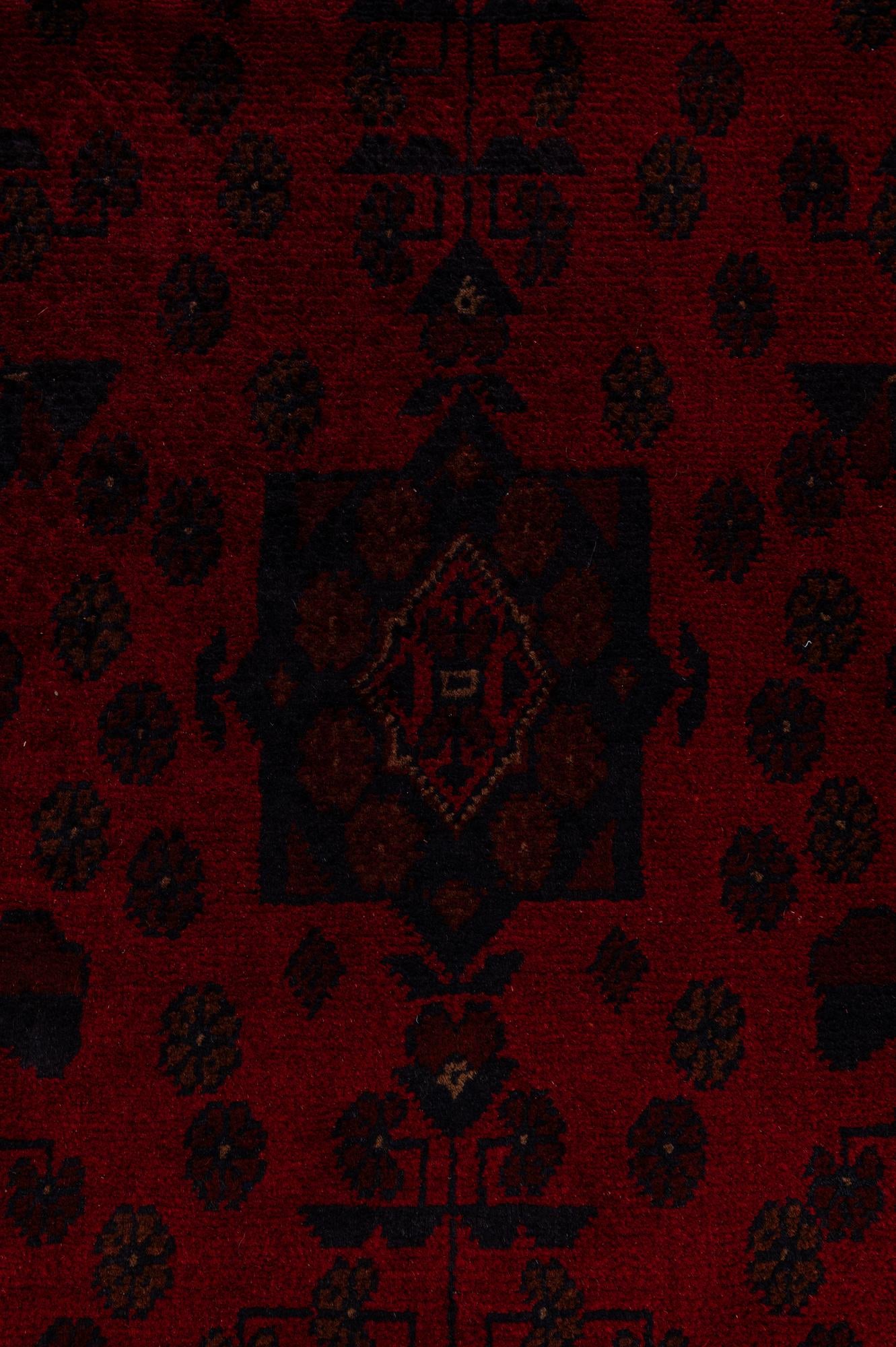 2' 10 x 6' 2 Hand Knotted Khal Mohammadi Wool Runner Rug