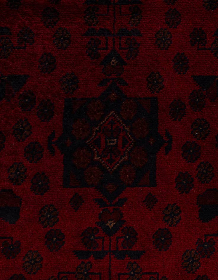 Detail image of 2' 10 x 6' 2  Hand Knotted Khal Mohammadi Wool Runner Rug