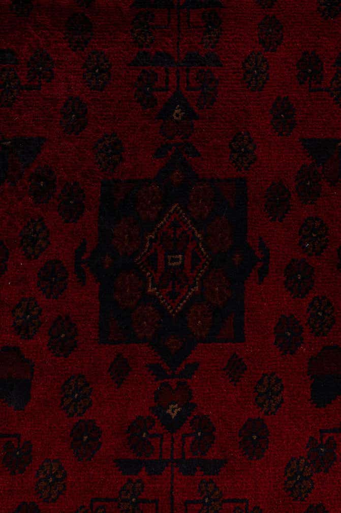 2' 10 x 6' 2 Hand Knotted Khal Mohammadi Wool Runner Rug