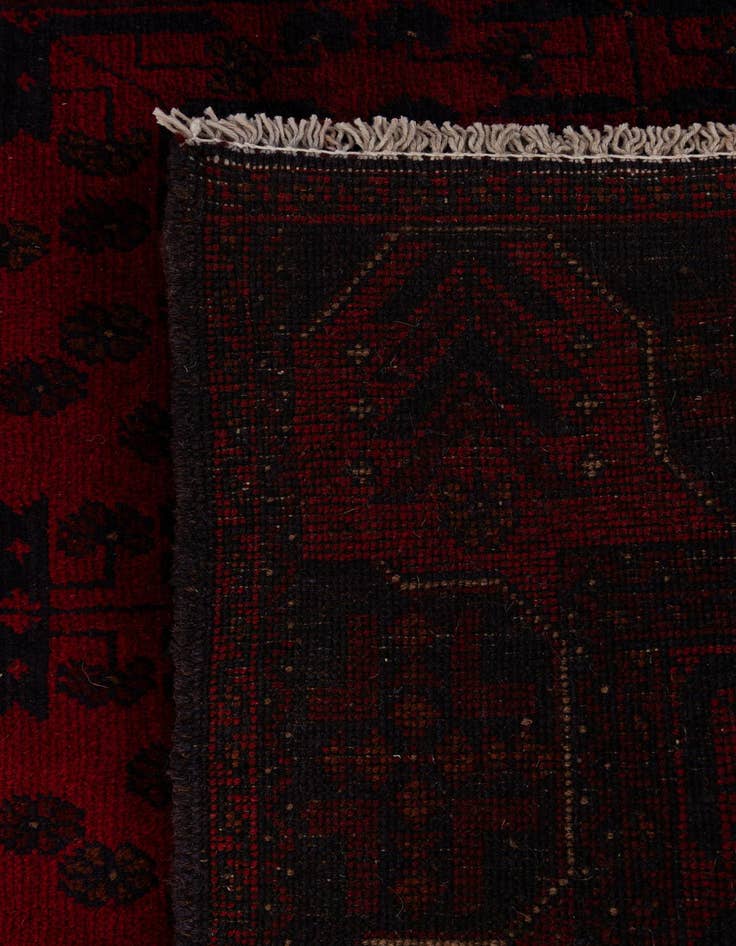 Detail image of 2' 10 x 6' 2  Hand Knotted Khal Mohammadi Wool Runner Rug