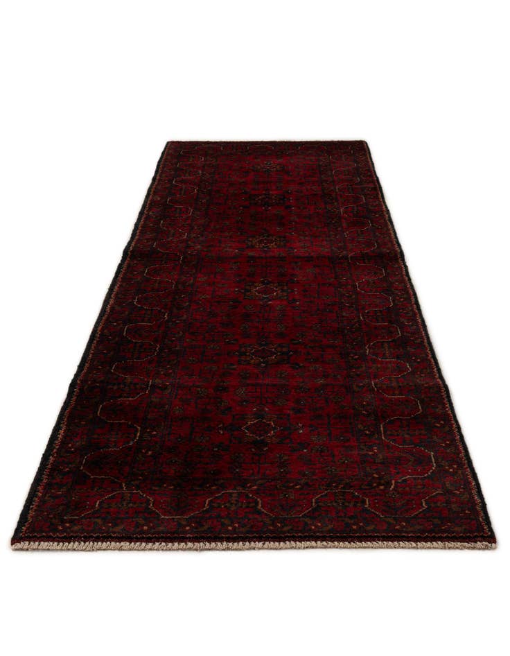 Detail image of 2' 11 x 9' 6  Hand Knotted Khal Mohammadi Wool Runner Rug