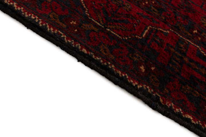2' 11 x 9' 6 Hand Knotted Khal Mohammadi Wool Runner Rug