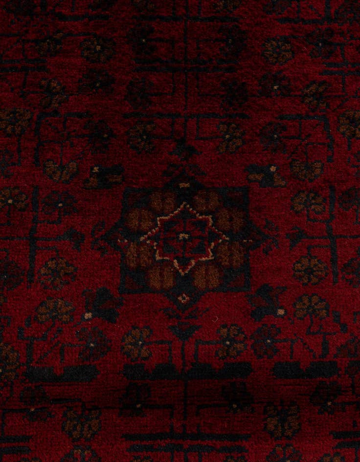 Detail image of 2' 11 x 9' 6  Hand Knotted Khal Mohammadi Wool Runner Rug