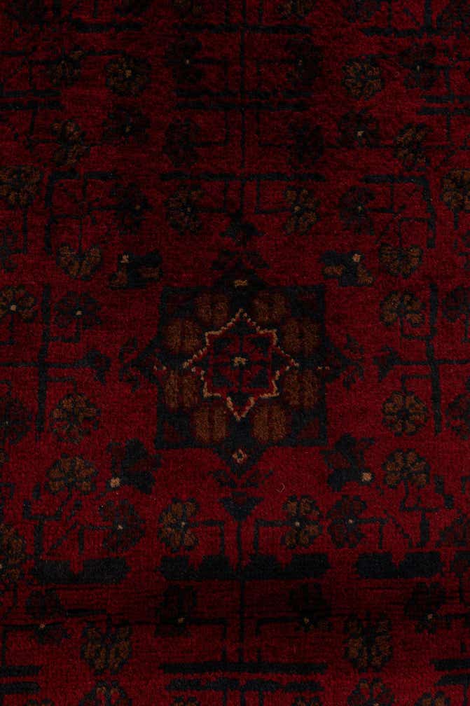 2' 11 x 9' 6 Hand Knotted Khal Mohammadi Wool Runner Rug