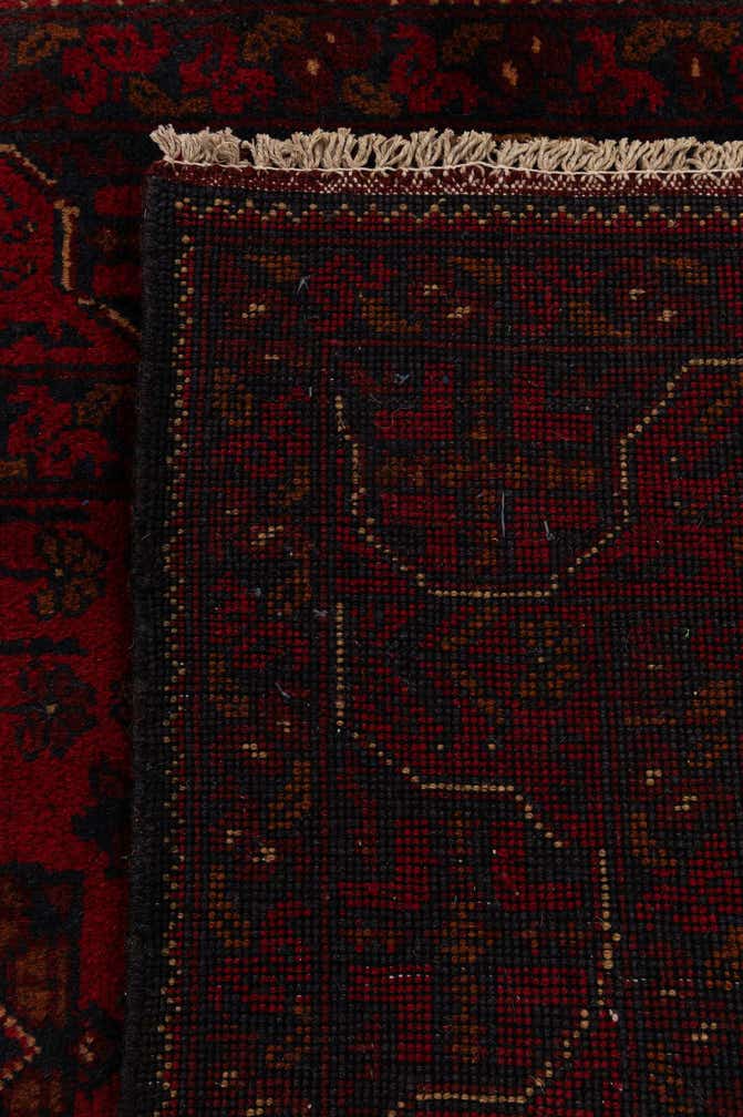 2' 11 x 9' 6 Hand Knotted Khal Mohammadi Wool Runner Rug