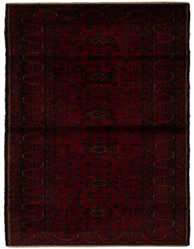Detail image of 2' 11 x 9' 6 Hand Knotted Khal Mohammadi Wool Runner Rug