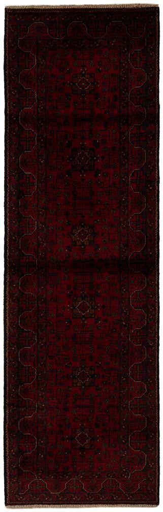 2' 11 x 9' 6 Hand Knotted Khal Mohammadi Wool Runner Rug