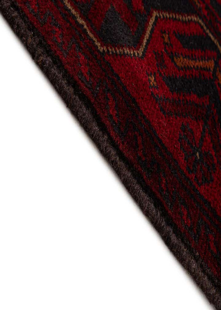 2' 11 x 9' 8 Hand Knotted Khal Mohammadi Wool Runner Rug