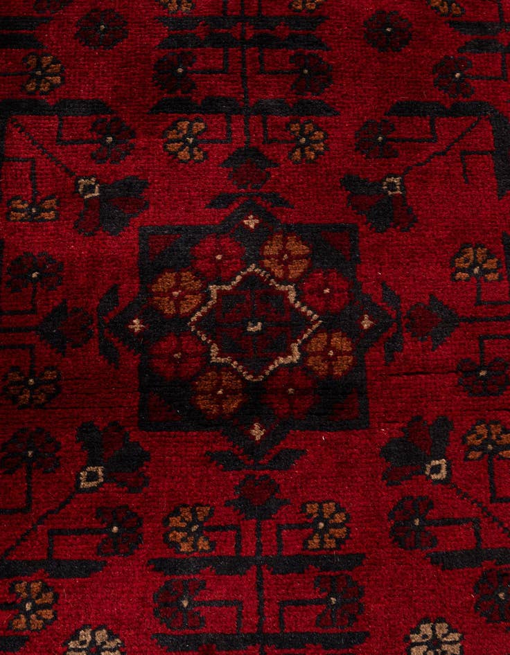 Detail image of 2' 11 x 9' 8  Hand Knotted Khal Mohammadi Wool Runner Rug