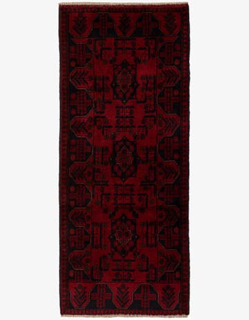 2' 8 x 6' 7 Hand Knotted Khal Mohammadi Wool Runner Rug