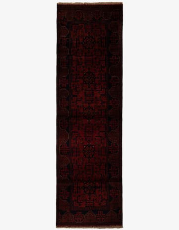 2' 10 x 9' 6 Hand Knotted Khal Mohammadi Wool Runner Rug