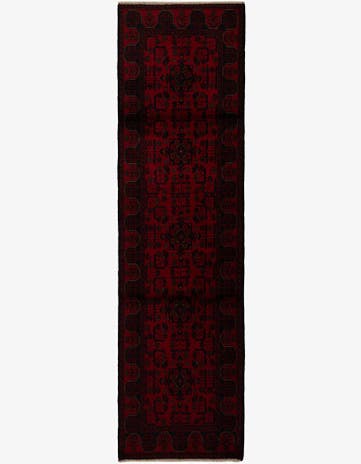 2' 8 x 9' 7 Hand Knotted Khal Mohammadi Wool Runner Rug