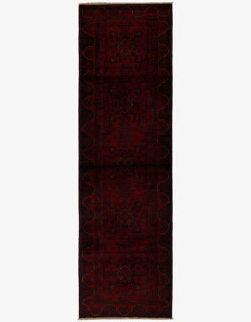 2' 10 x 9' 7 Hand Knotted Khal Mohammadi Wool Runner Rug