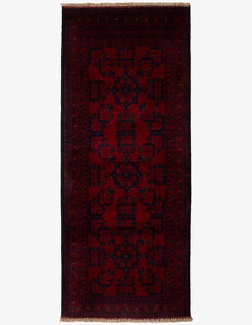 2' 7 x 6' 2 Hand Knotted Khal Mohammadi Wool Runner Rug