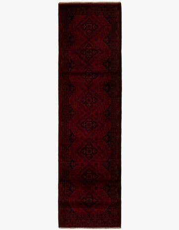 2' 8 x 9' 8 Hand Knotted Khal Mohammadi Wool Runner Rug