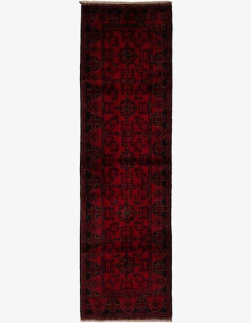 2' 10 x 9' 7 Hand Knotted Khal Mohammadi Wool Runner Rug