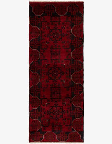 2' 5 x 6' 2 Hand Knotted Khal Mohammadi Wool Runner Rug