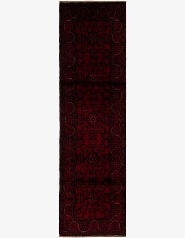 2' 7 x 9' 5 Hand Knotted Khal Mohammadi Wool Runner Rug