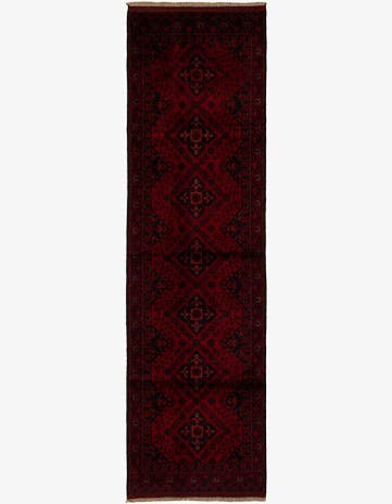 2' 8 x 9' 6 Hand Knotted Khal Mohammadi Wool Runner Rug