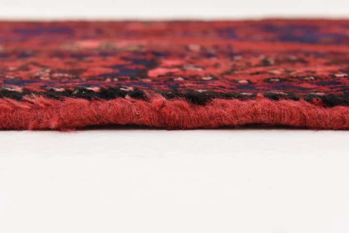 3' 5 x 9' 8 Hand Knotted Khamseh Persian Wool Runner Rug
