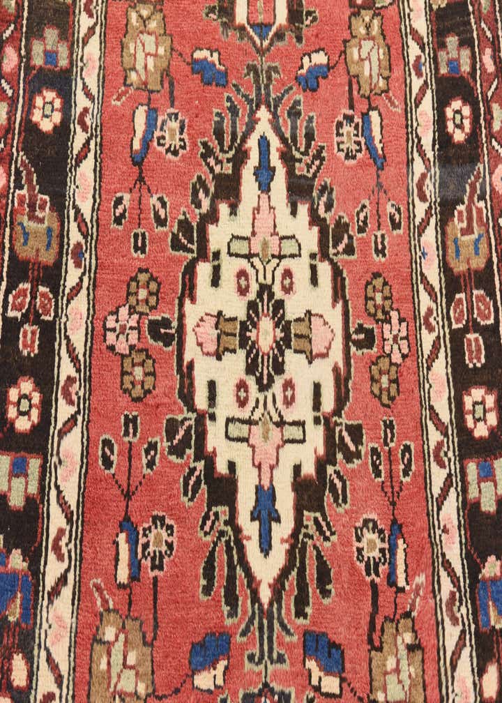 3' 2 x 11' Hand Knotted Khamseh Persian Wool Runner Rug
